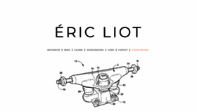 What Eric-liot.com website looked like in 2019 (4 years ago)
