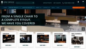 What Epicofficefurniture.com.au website looked like in 2019 (4 years ago)