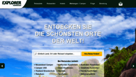 What Explorer.de website looked like in 2019 (4 years ago)