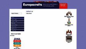 What Europacrafts.com website looked like in 2019 (4 years ago)