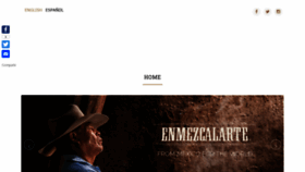 What Enmezcalarte.com website looked like in 2019 (4 years ago)