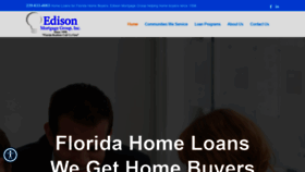 What Edisonmortgagegroup.com website looked like in 2019 (4 years ago)