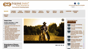 What Equineinfoexchange.com website looked like in 2019 (4 years ago)