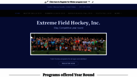 What Extremefieldhockey.com website looked like in 2019 (4 years ago)