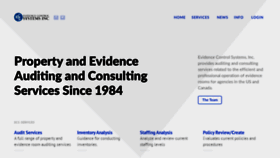What Evidencecontrolsystems.com website looked like in 2019 (4 years ago)