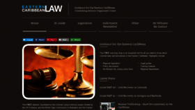 What Easterncaribbeanlaw.com website looked like in 2019 (4 years ago)