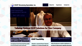 What Esopstructuring.com website looked like in 2019 (4 years ago)