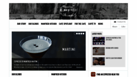 What Espressodimanfredi.com website looked like in 2019 (4 years ago)
