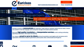 What Eurideastranslation.com website looked like in 2019 (4 years ago)
