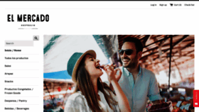 What Elmercado.com.au website looked like in 2019 (4 years ago)