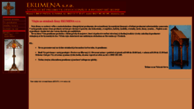 What Ekumena.com website looked like in 2019 (4 years ago)