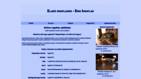 What Erki.hu website looked like in 2019 (4 years ago)