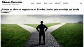 What Eduardomontesinos.com website looked like in 2019 (4 years ago)