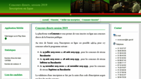 What Econcours.bf website looked like in 2019 (4 years ago)