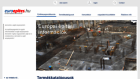 What Euroepites.hu website looked like in 2019 (4 years ago)
