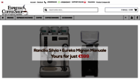 What Espressocoffeeshop.com website looked like in 2019 (5 years ago)