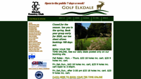 What Elkdalecc.com website looked like in 2019 (4 years ago)