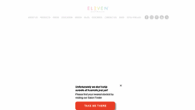What Elevenaustralia.com website looked like in 2019 (4 years ago)