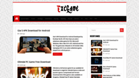 What Excgame.com website looked like in 2019 (4 years ago)