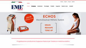 What Eme-estetica.com website looked like in 2019 (4 years ago)