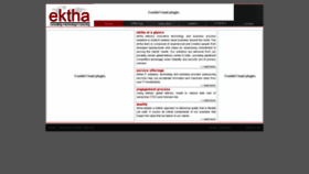 What Ektha.com website looked like in 2019 (4 years ago)