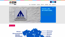 What Esnbelgium.org website looked like in 2019 (4 years ago)