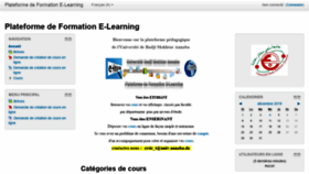 What Elearning.univ-annaba.dz website looked like in 2019 (4 years ago)