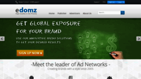 What Edomz.com website looked like in 2019 (4 years ago)