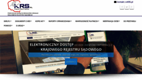 What Ekrs.pl website looked like in 2019 (4 years ago)