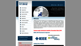 What Eisic.eu website looked like in 2019 (4 years ago)