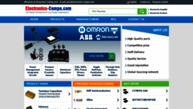 What Electronics-compo.com website looked like in 2019 (4 years ago)