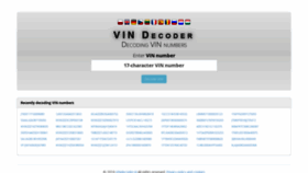 What En.vindecoder.pl website looked like in 2019 (4 years ago)