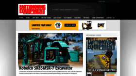 What Earthmovers-magazine.com.au website looked like in 2019 (4 years ago)