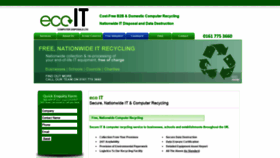 What Ecoitonline.co.uk website looked like in 2019 (4 years ago)