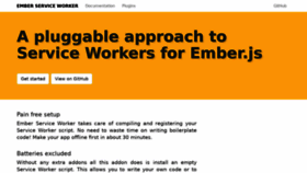 What Ember-service-worker.com website looked like in 2019 (4 years ago)
