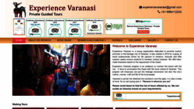 What Experiencevaranasi.com website looked like in 2019 (4 years ago)