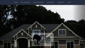 What Elliscustomhomes.net website looked like in 2019 (4 years ago)