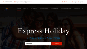 What Expressholidaysbd.com website looked like in 2019 (4 years ago)