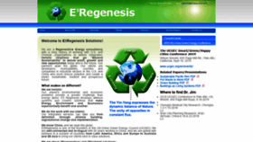 What E3regenesis.com website looked like in 2019 (4 years ago)