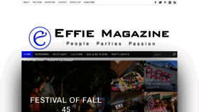What Effiemagazine.com website looked like in 2019 (4 years ago)