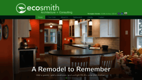What Ecosmithdesign.com website looked like in 2019 (4 years ago)
