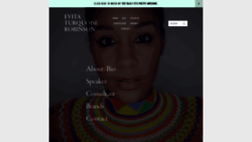 What Evitarobinson.com website looked like in 2019 (4 years ago)