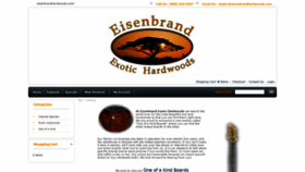 What Eisenbrandhardwoods.com website looked like in 2019 (4 years ago)