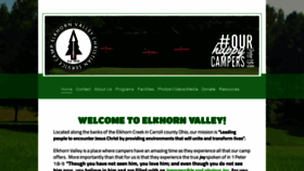 What Elkhornvalley.com website looked like in 2019 (4 years ago)