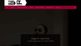 What Escueladeballetamaliahernandez.com.mx website looked like in 2019 (4 years ago)