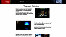 What Exhibitone.com.au website looked like in 2019 (4 years ago)