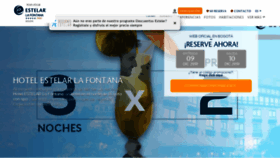 What Estelarlafontana.com website looked like in 2019 (4 years ago)