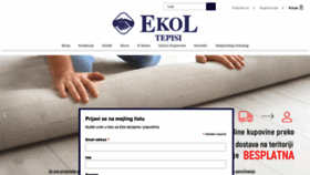 What Ekol.rs website looked like in 2019 (4 years ago)