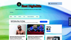 What Enatdigitalbiz.com.ng website looked like in 2019 (4 years ago)