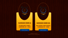 What Eldoradodiners.com website looked like in 2019 (4 years ago)